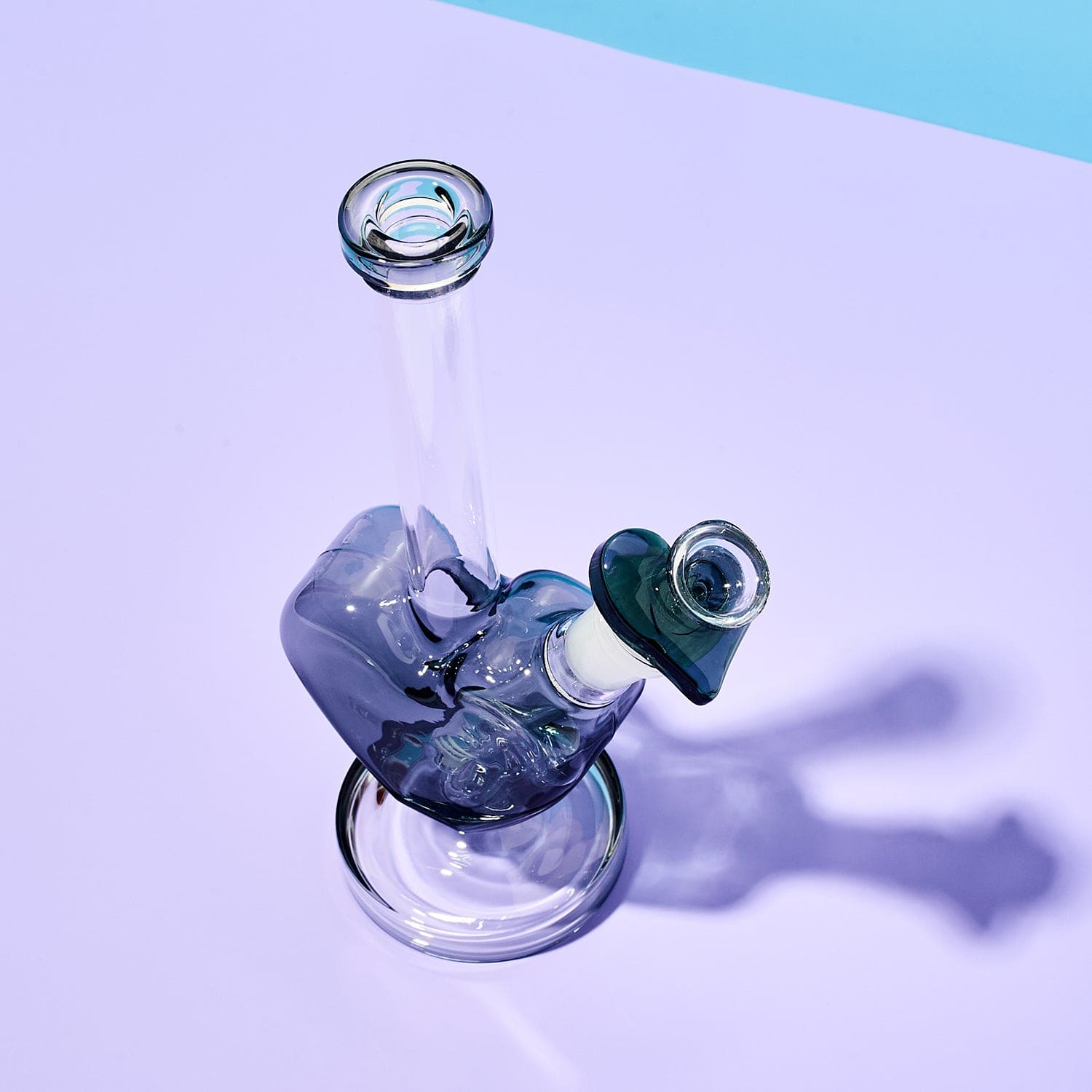 Glass Heart Bong Aesthetic Bong - Anniversary Gifts