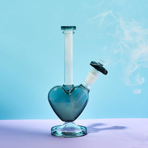 Glass Heart Bong Aesthetic Bong - Anniversary Gifts