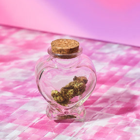 Glass Heart Jar Dadday - Glass Jar - Home Accent - Decor