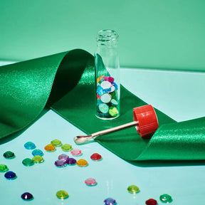 Glass Vial with Adjustable Spoon - Assorted Colors