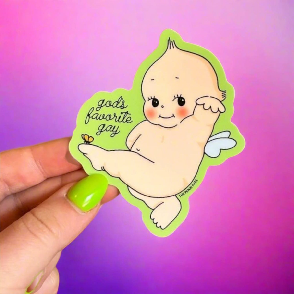 God’s Favorite Gay Kewpie Sticker Decorative Sticker