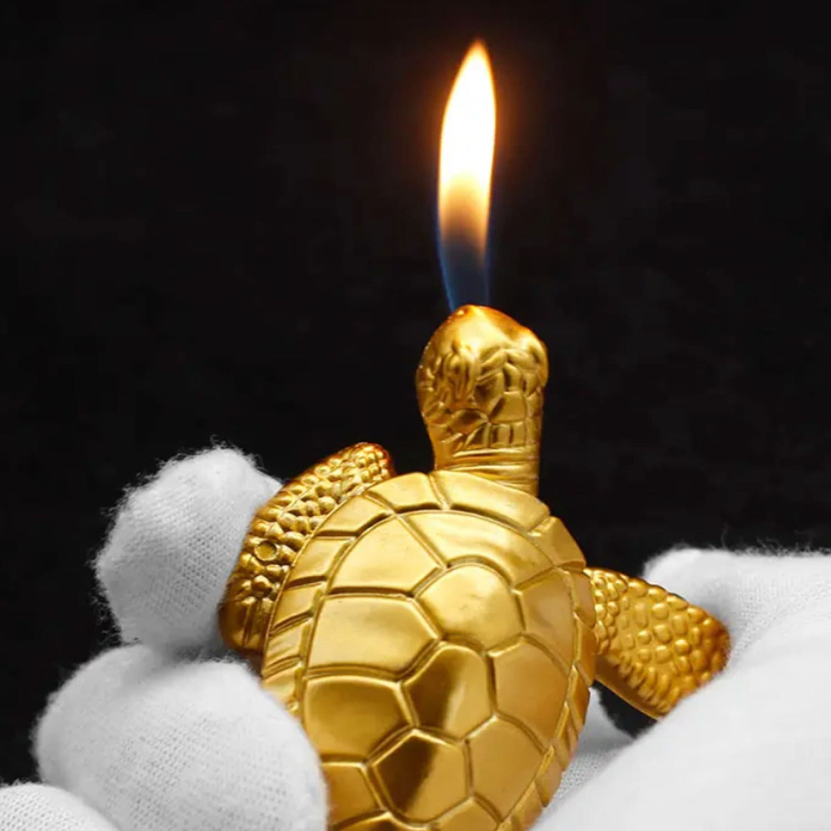 Gold Turtle Novelty Lighter Aesthetic Lighter - Animal