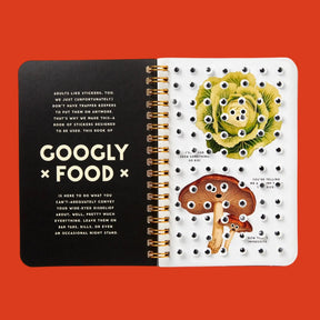 Googly Food Sticker Book | Friends Nyc Brooklyn Ny