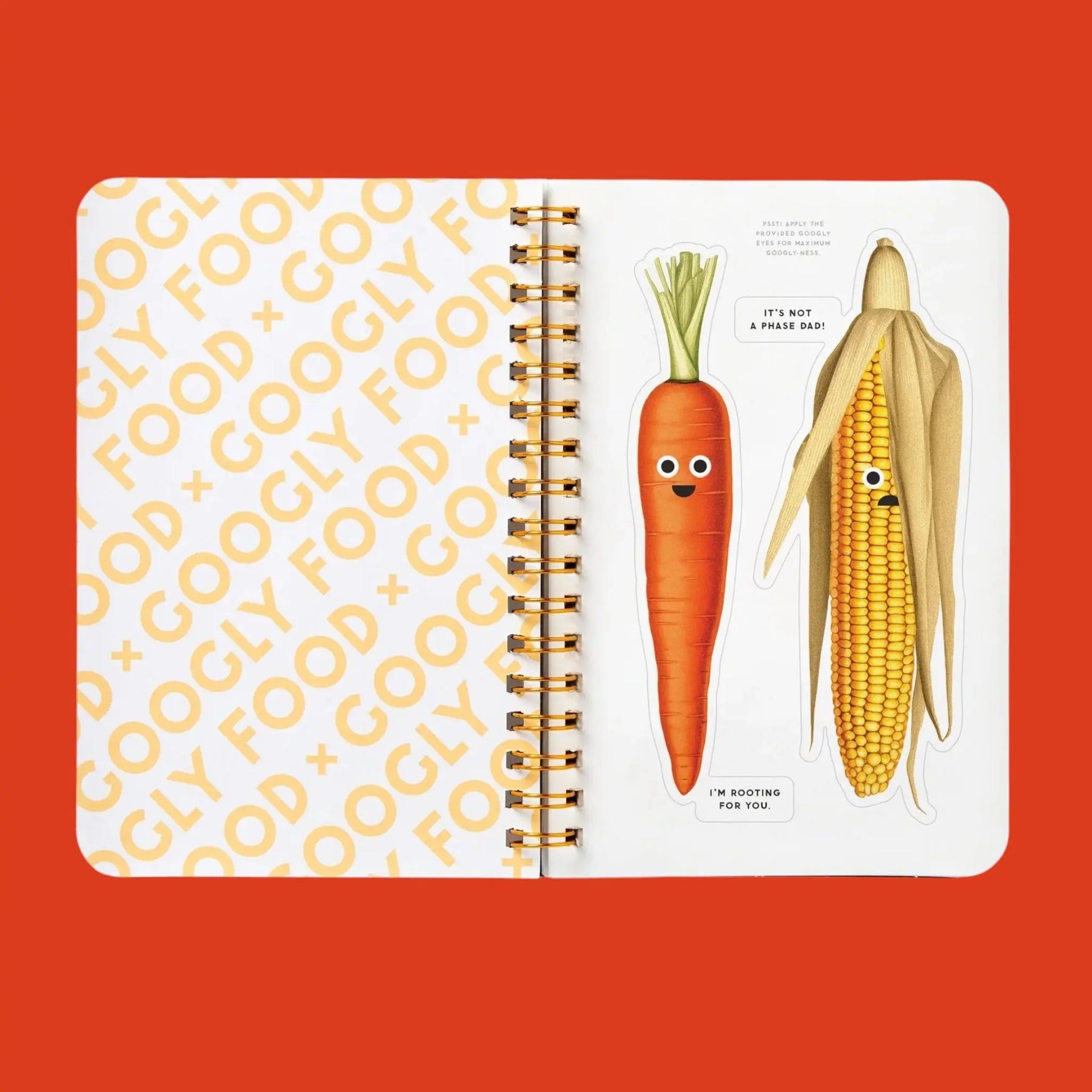 Googly Food Sticker Book | Friends Nyc Brooklyn Ny