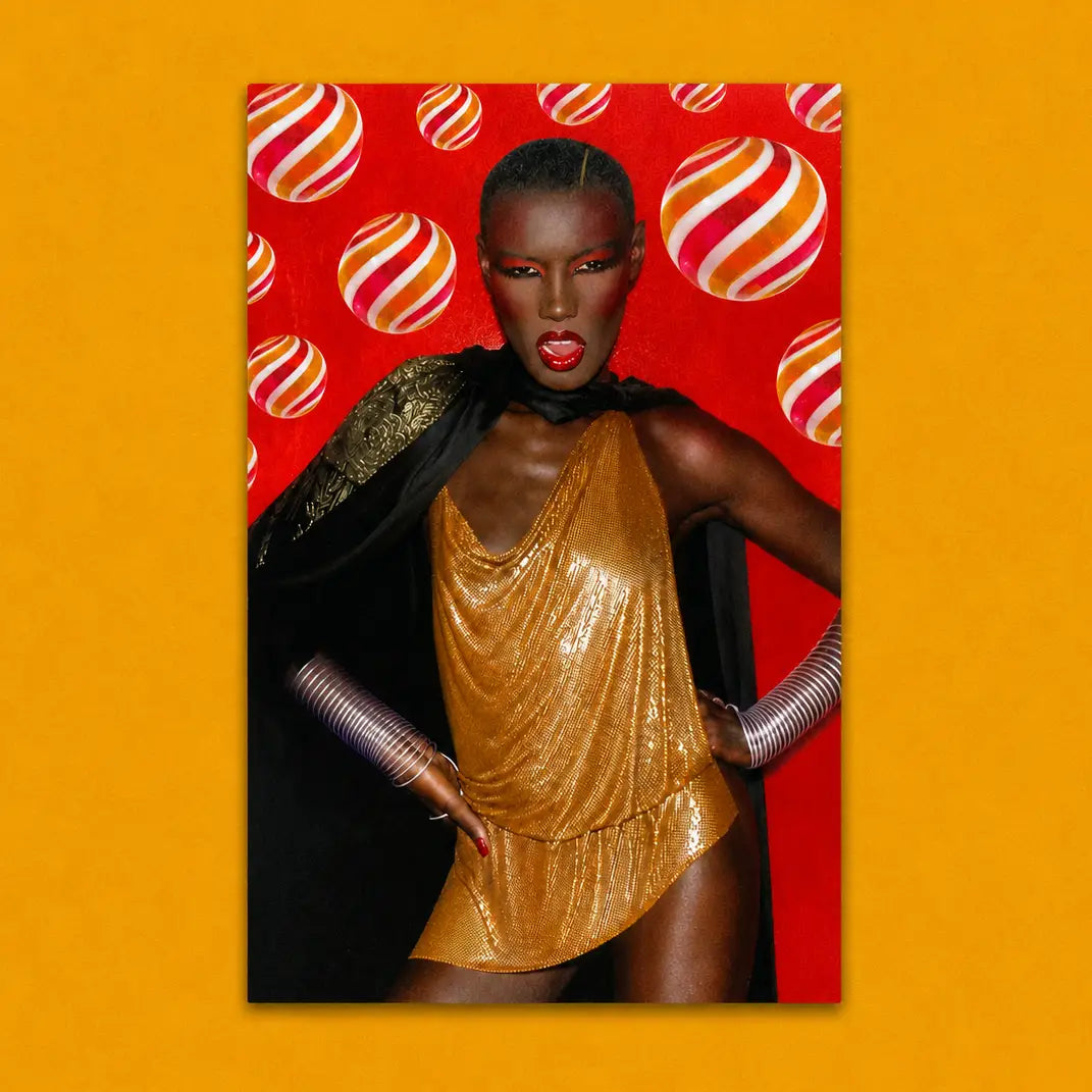 Grace Jones Postcard Aw | Friends Nyc Brooklyn Ny