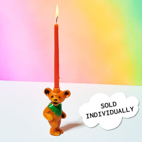 Grateful Dead Bear Candle Holder Artist Made - Birthday