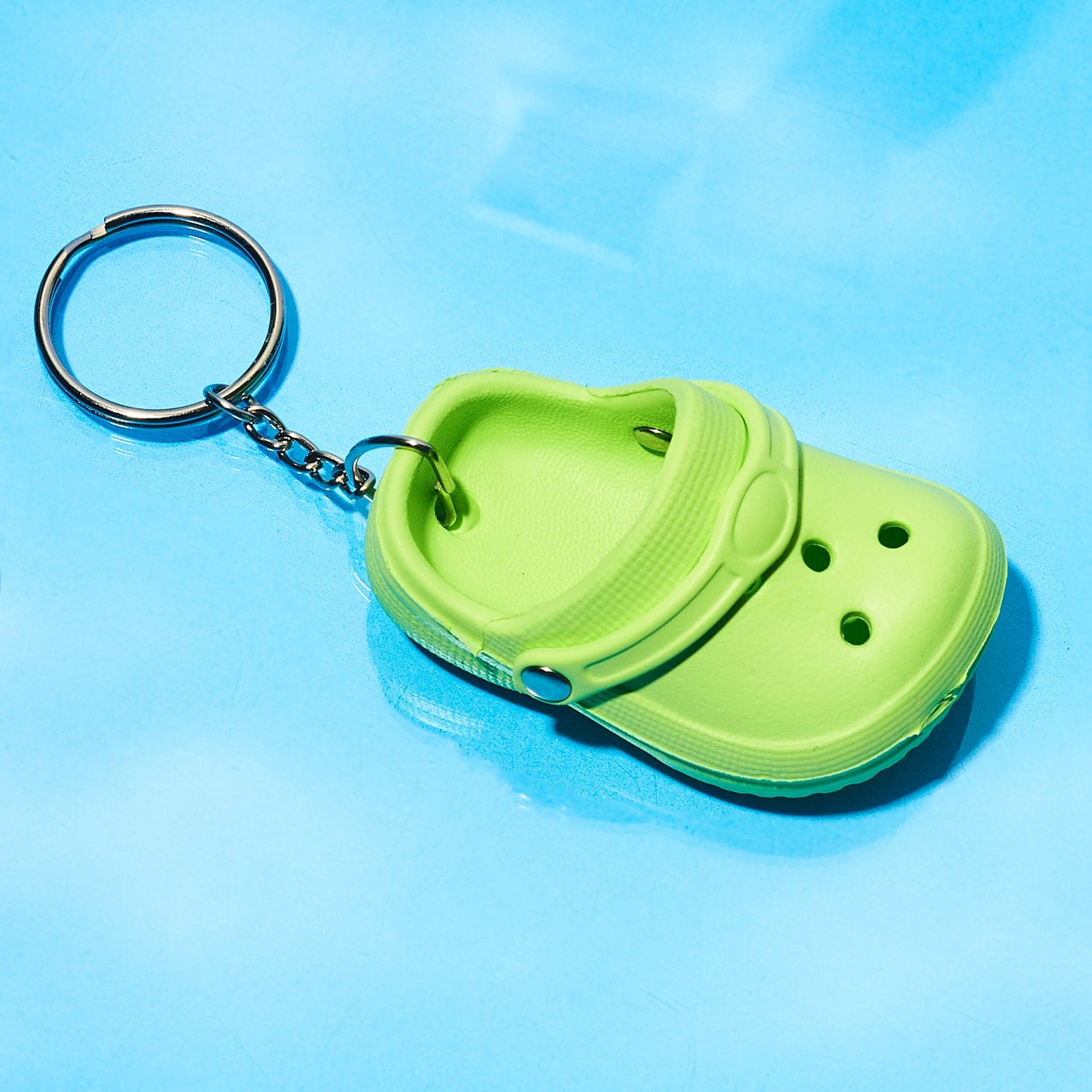 Green Croc Keychain Croc - Keychain - Funny - Groupbycolor -