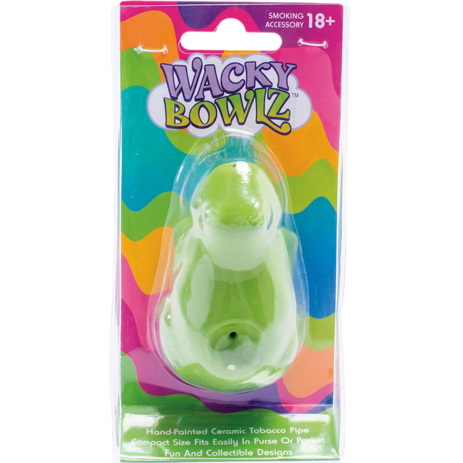 Green Frog Ceramic Hand Pipe 0623 - Hand Pipe - Q223