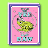 Greeting Card Pmp Yee Haw A2 - Blank - Greeting Card - Made