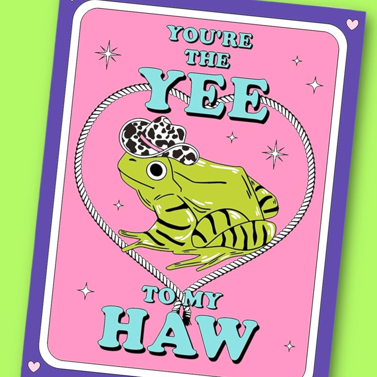 Greeting Card Pmp Yee Haw A2 - Blank - Greeting Card - Made