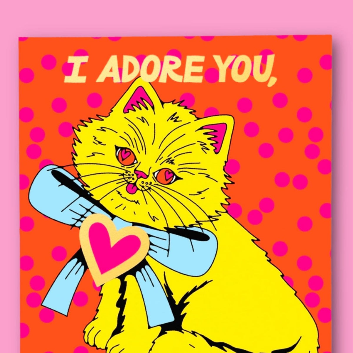 Greeting Card Rcc i Adore you A2 - Blank - Greeting Card