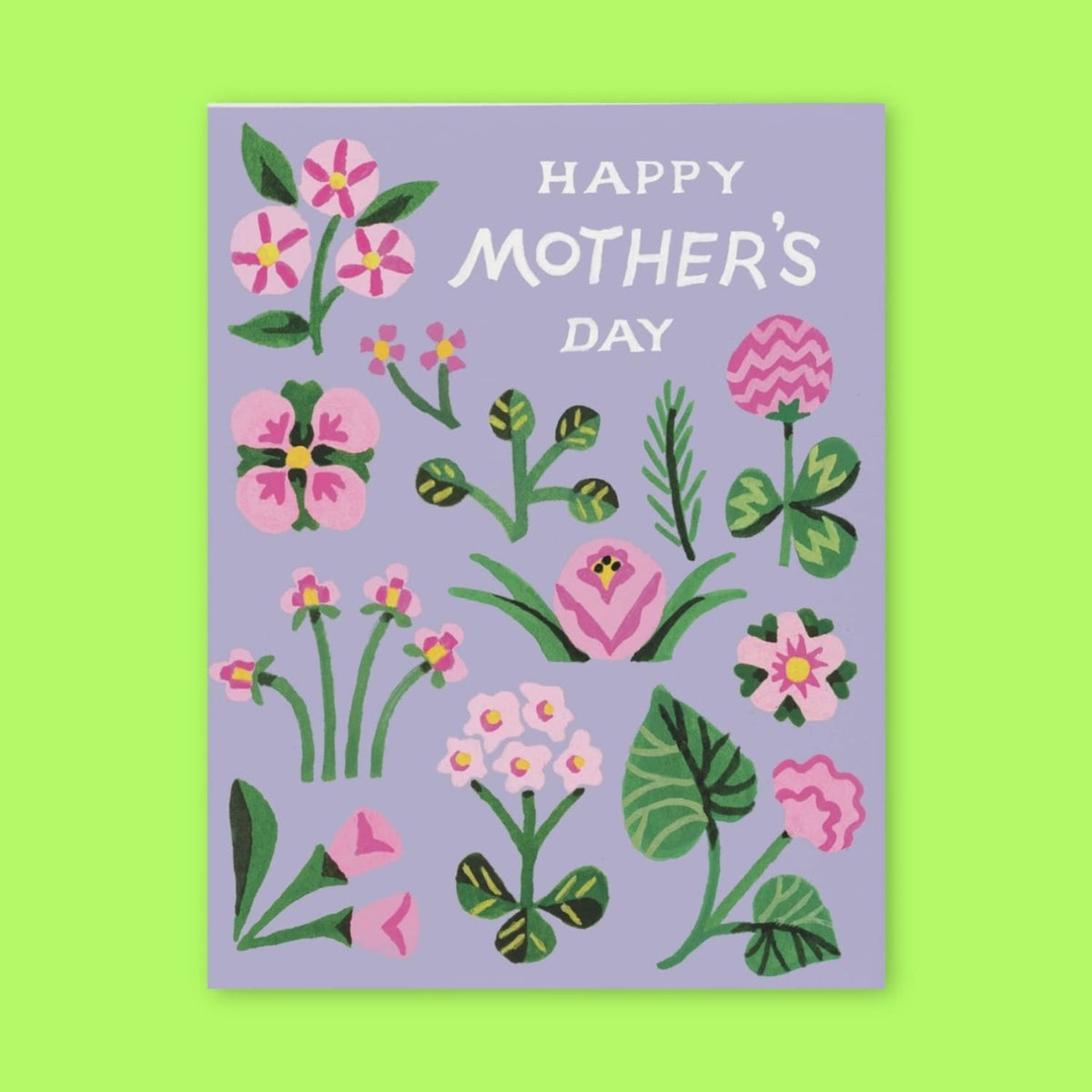 Greeting Card Rcc Pink Blooms Mother’s Day Blank - Greeting