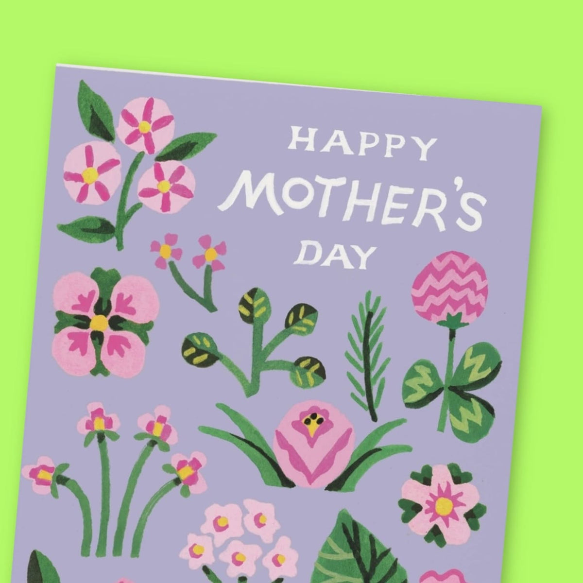 Greeting Card Rcc Pink Blooms Mother’s Day Blank - Greeting