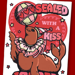 Greeting Card Rcc Sealed with a Kiss A2 - Blank - Greeting