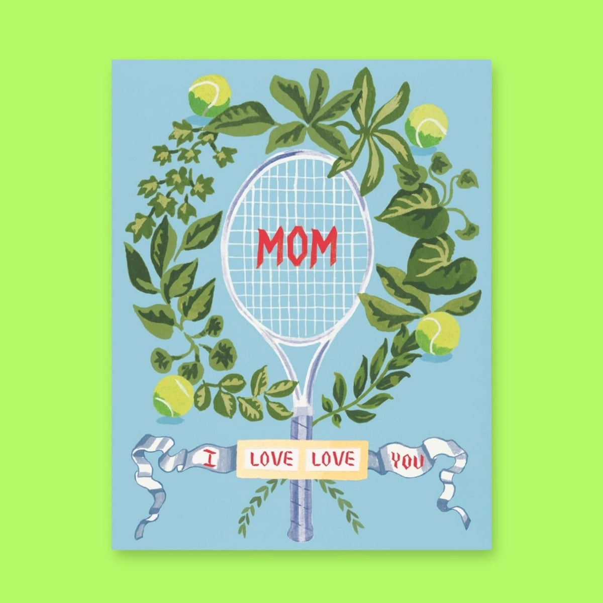 Greeting Card Rcc Tennis Mom Blank - Greeting Card - Made