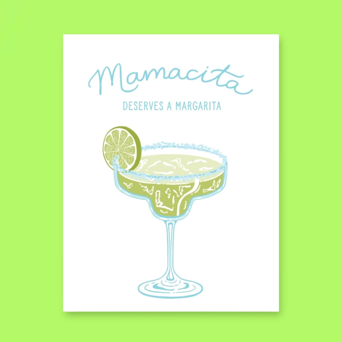 Greeting Card Si Margarita Mom A2 - Blank - Greeting Card