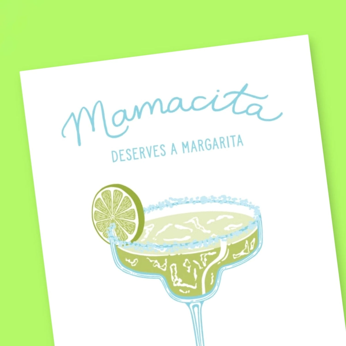 Greeting Card Si Margarita Mom A2 - Blank - Greeting Card