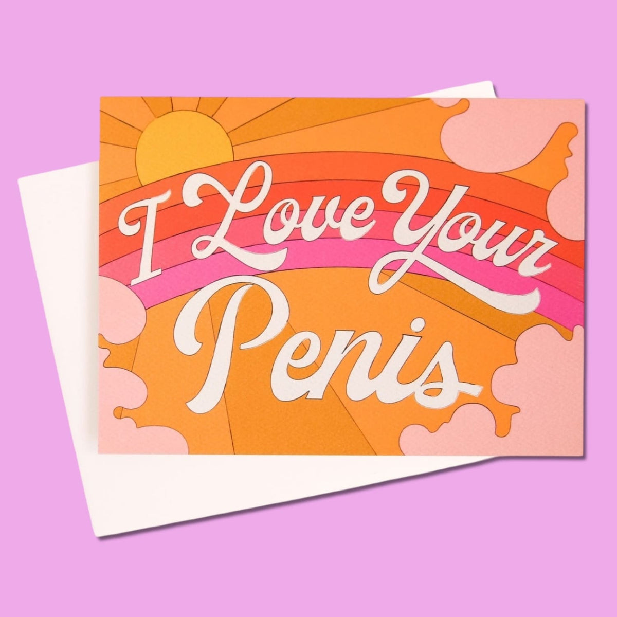 Greeting Card Ss i Love your Penis Greeting Card