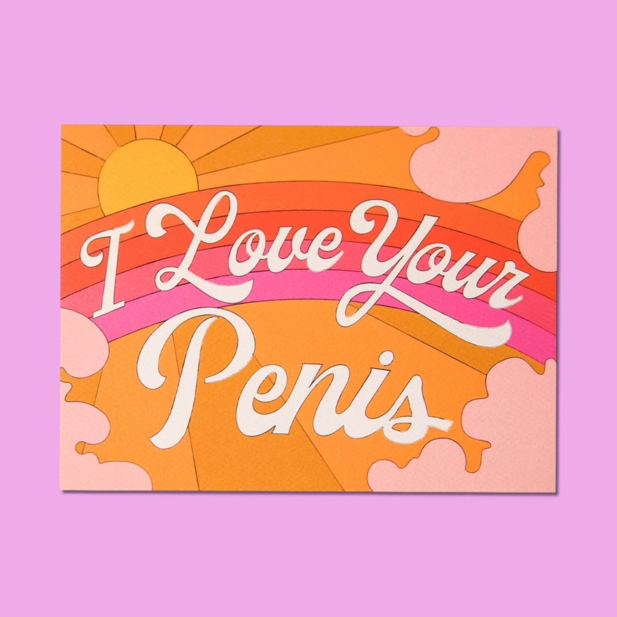 Greeting Card Ss i Love your Penis Greeting Card