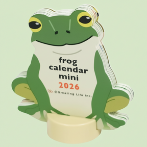 Greeting Life Mini Frog 2026 Calendar | Friends Nyc
