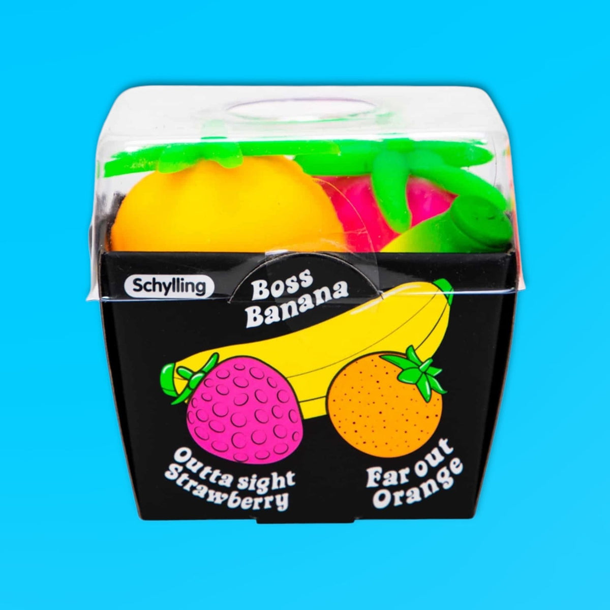 Groovy Fruit Nee Doh Squishy Toy Set Boxed - Fake Food