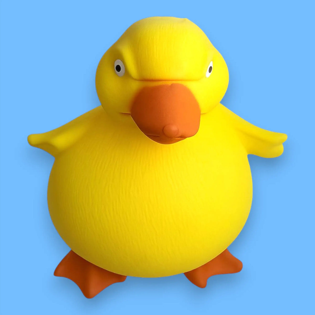 grumpy duck stress toy