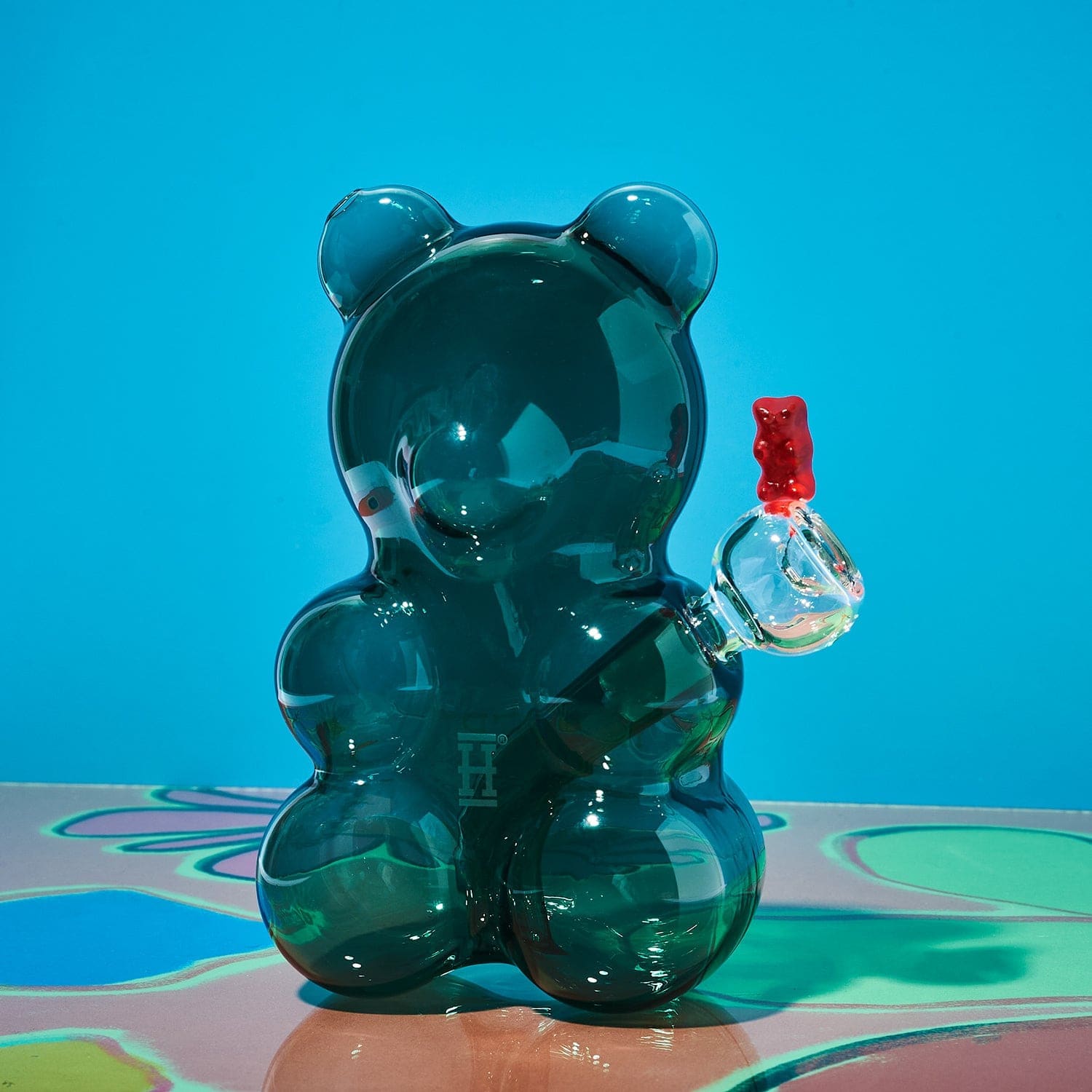 Gummy Bear Glass Bong Aesthetic Smoke - Bff Gifts - Bong