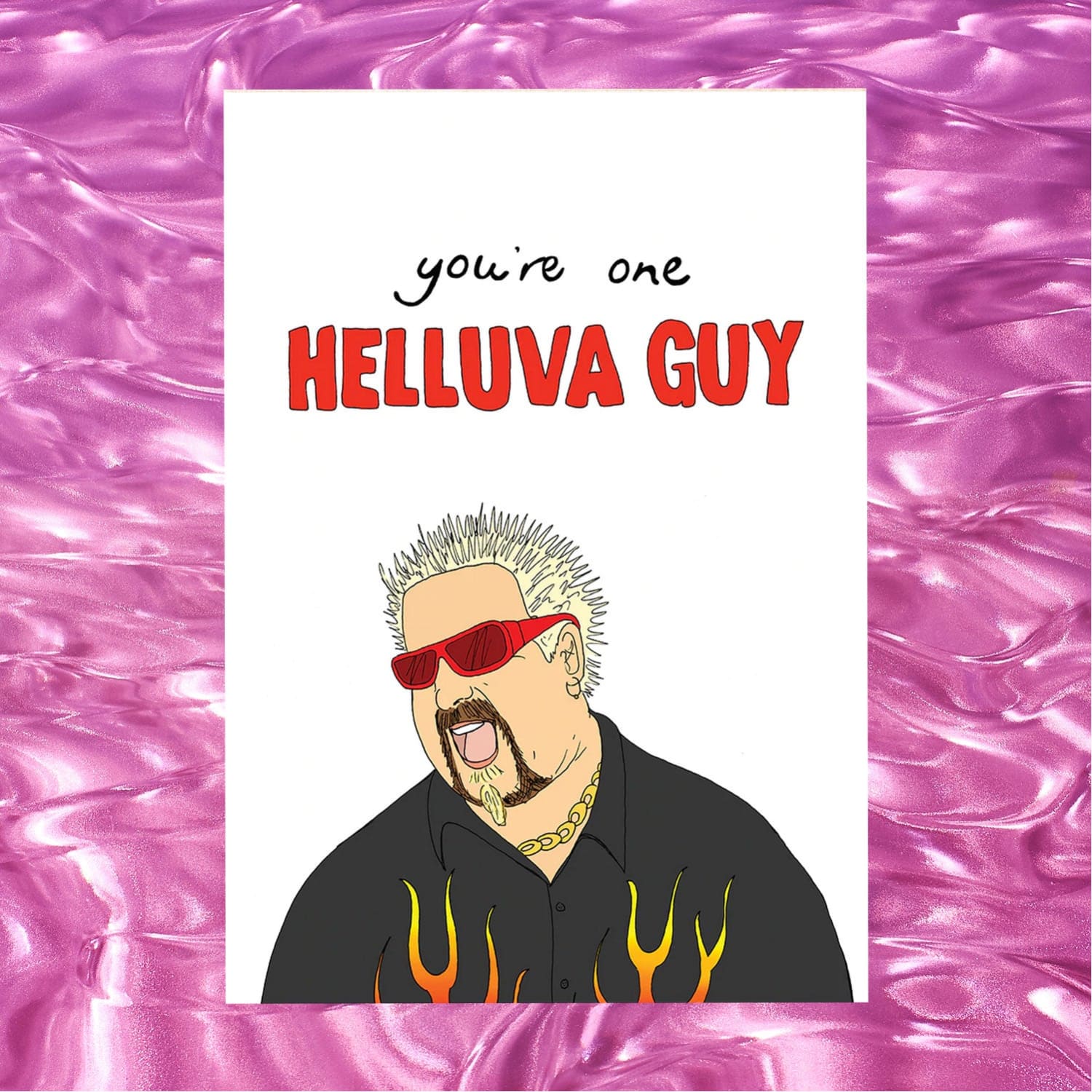 Guy Fieri Helluva Greeting Card Card - Cards - Dad - 