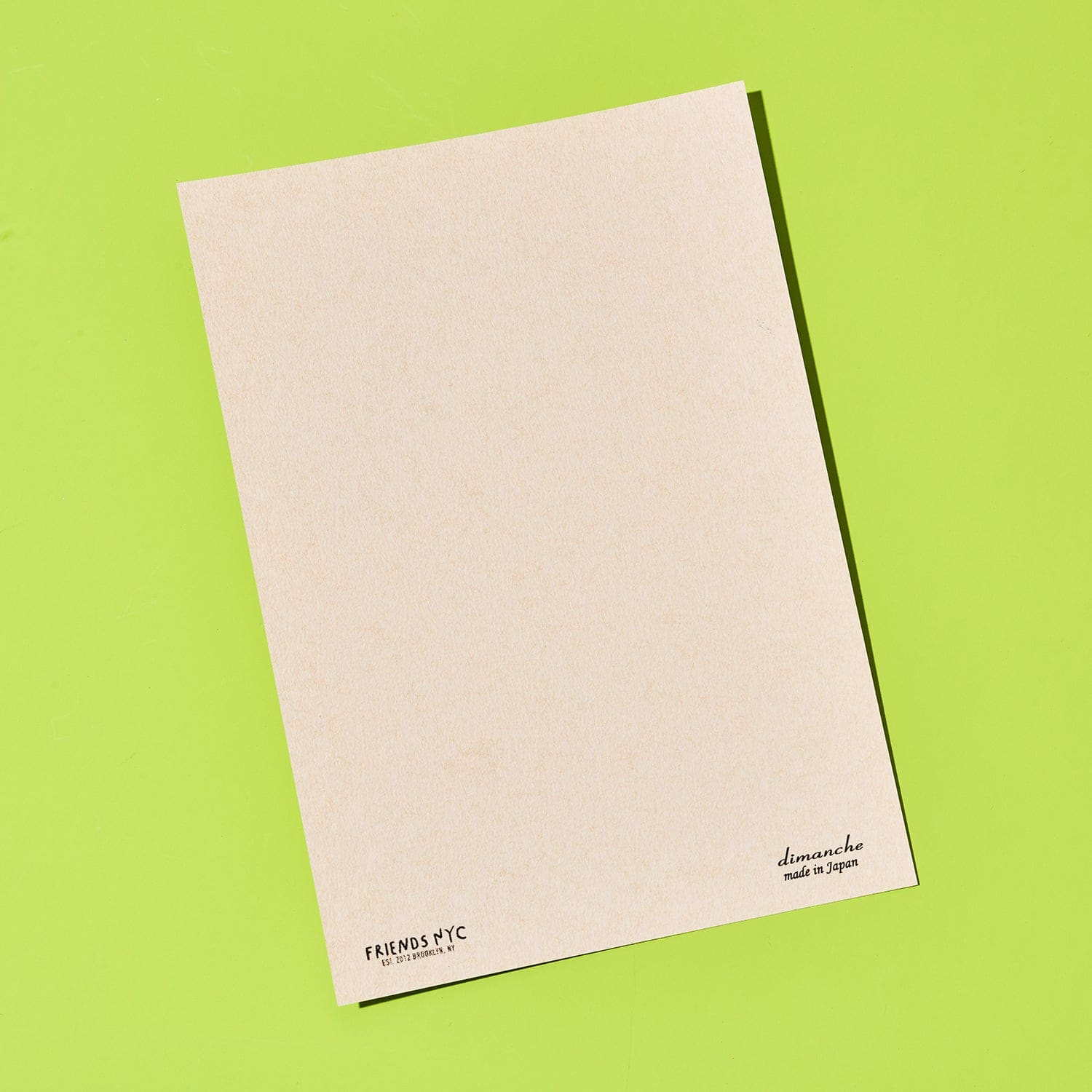 Hand Silkscreen Postcard - Brat Cat Blank Card - Congrats