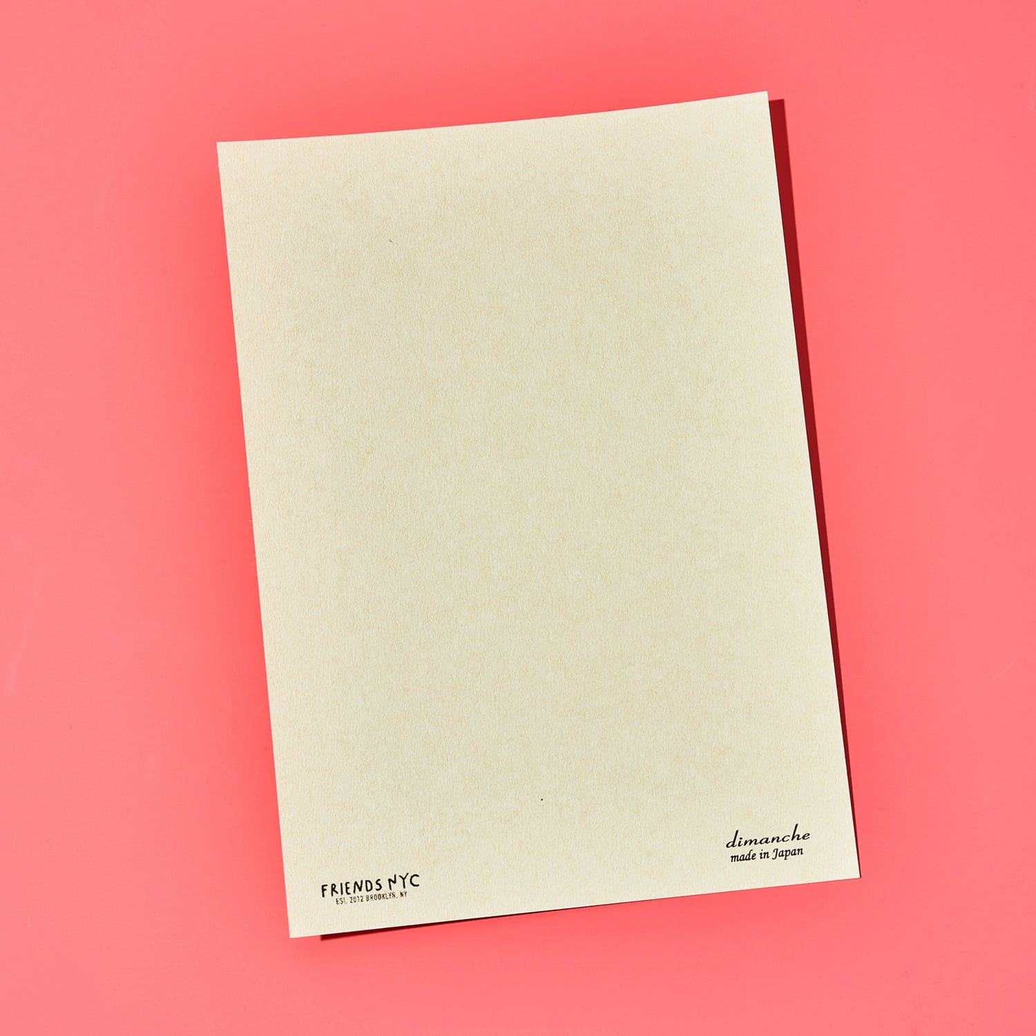 Hand Silkscreen Postcard - Crazy for you Cat Cat