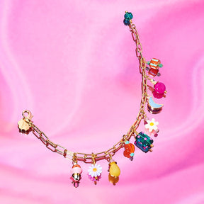 Handmade Colorful Charm Bracelet Beaded Bracelet - Or Watch