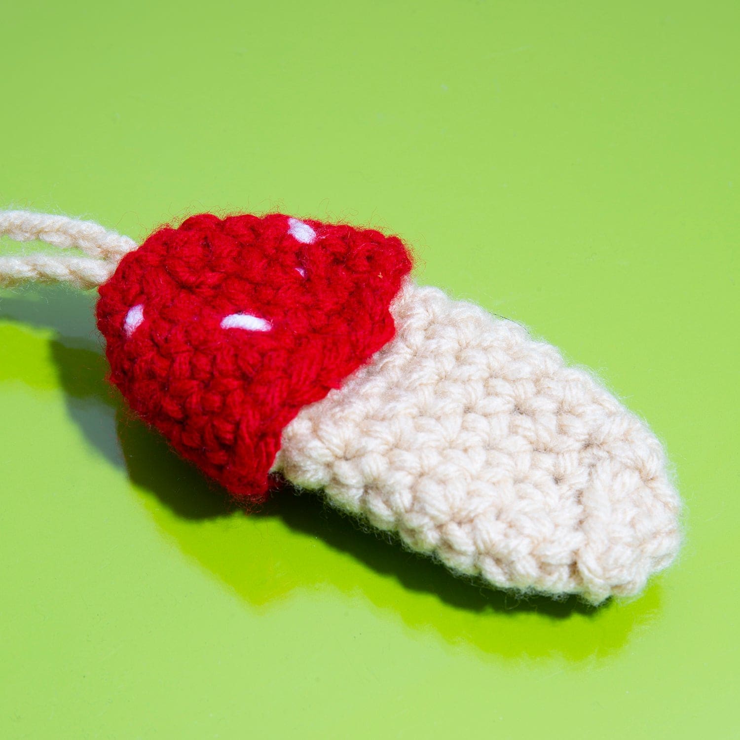 Handmade Crochet Mushroom Stash Bag Bag - Crochet - Mushroom