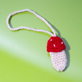 Handmade Crochet Mushroom Stash Bag Bag - Crochet - Mushroom