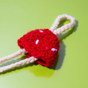 Handmade Crochet Mushroom Stash Bag Bag - Crochet - Mushroom
