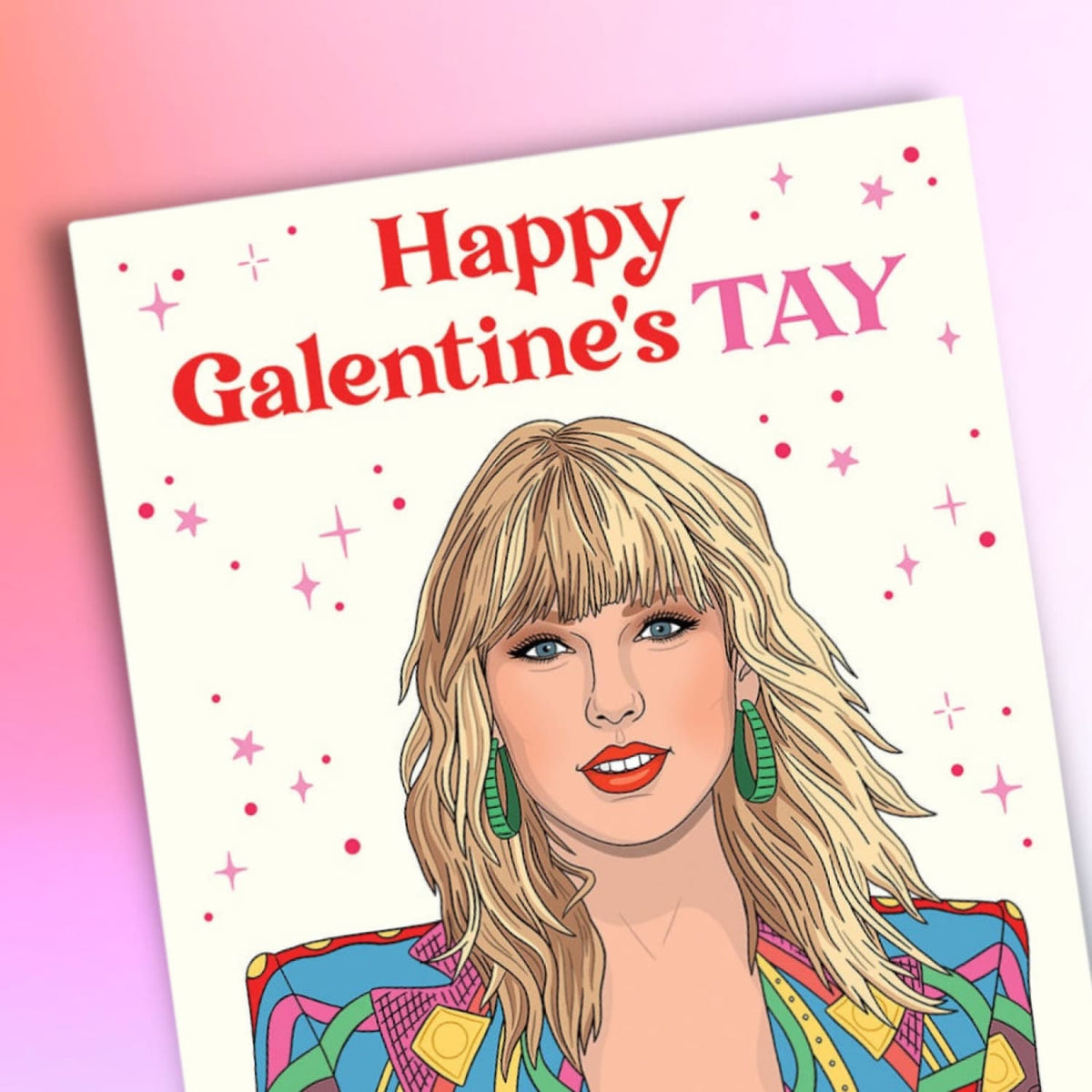 Taylor Swift Galentine's Day Card Pop Culture Galentine Card – InBooze