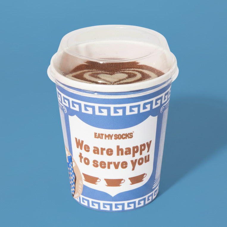 Happy to Serve you Nyc Coffee Cup Socks Dy | Friends