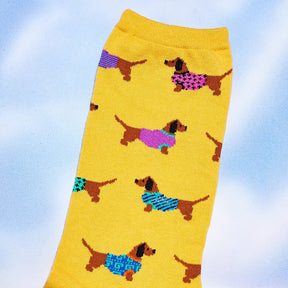 Haute Dog - Women’s Novelty Socks Animal Novelty - Dog Lover