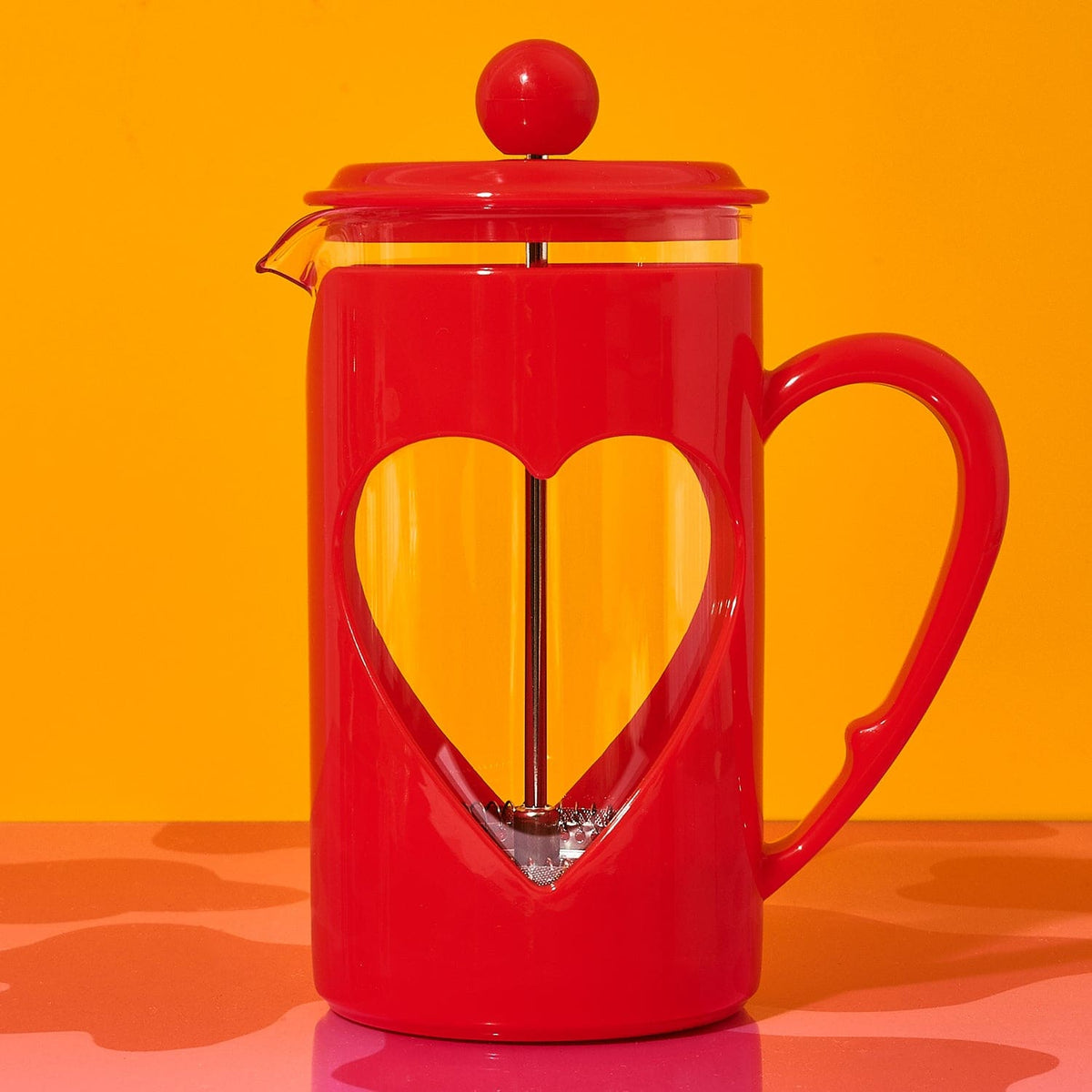 Heart French Press Coffee - Cute Kitchen - Dopamine - Ewc - 