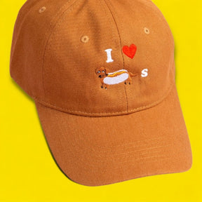 I Heart Hotdogs Dad Hat Adjustable Hat - Dad - Dog Lover