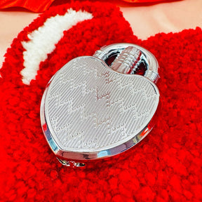 Heart Lock Lighter - Silver - Kitsch - Lock - Maximalist