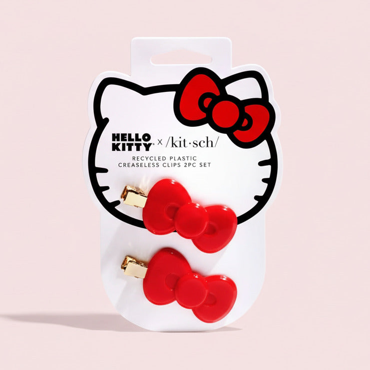 Hello Kitty Creaseless Hair Clips Set Clips - Hair - Hats