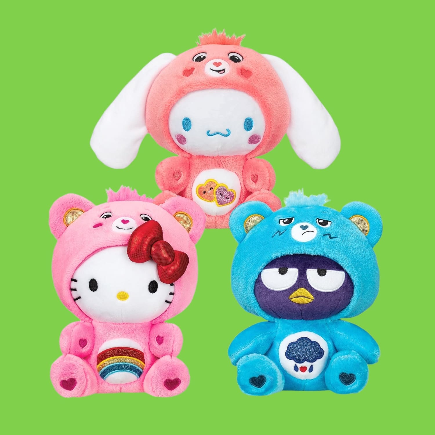 Hello Kitty and Friends x Care Bears Plush Toy Care Bear