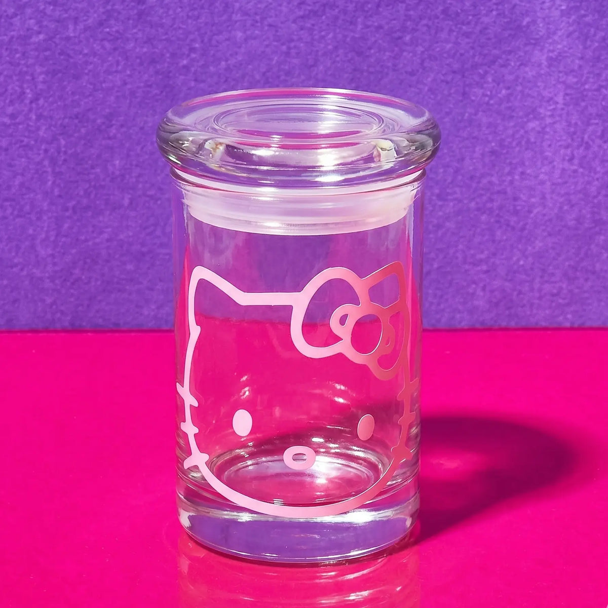 Hello Kitty Glass Canister Stash Jar | Friends Nyc Smoke