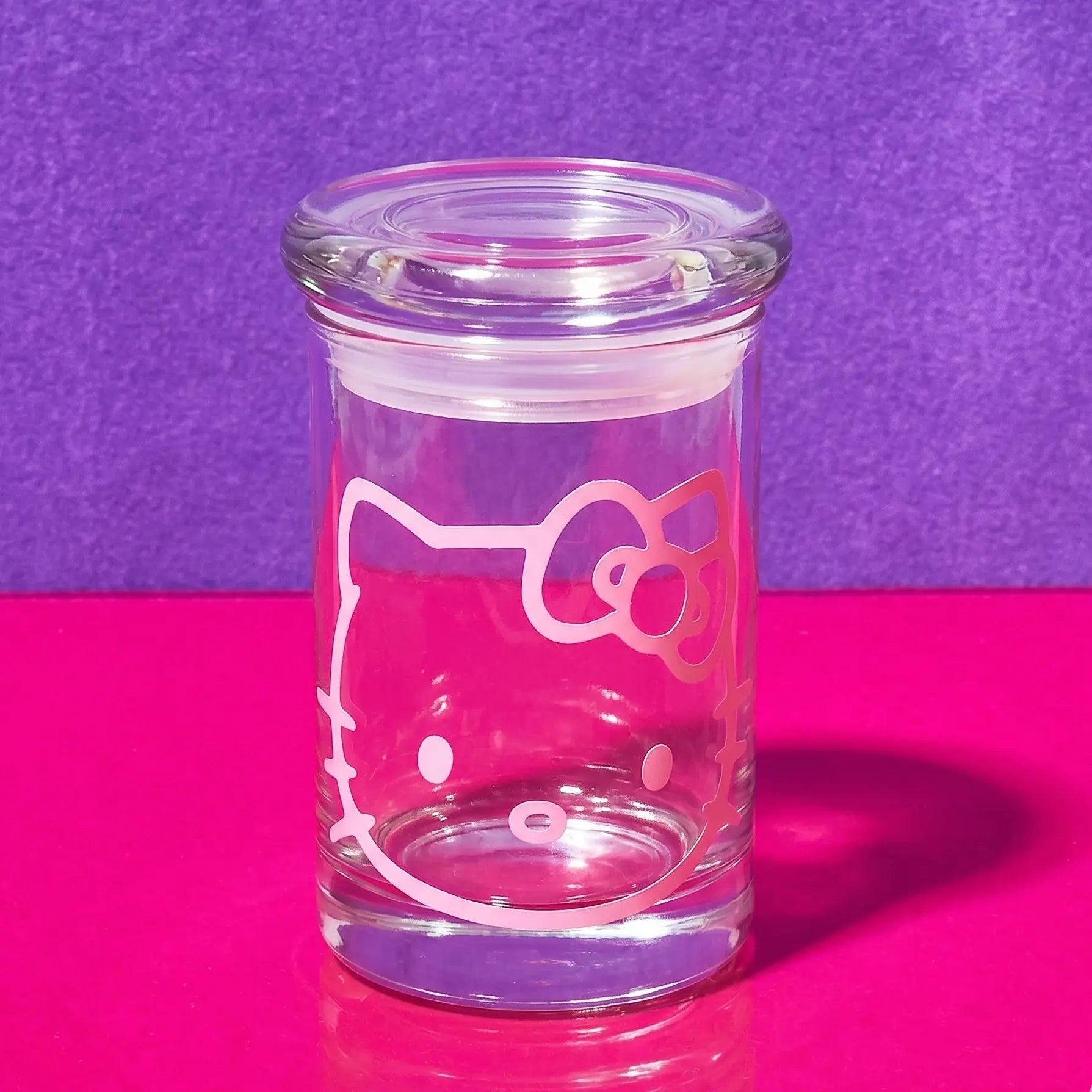 Hello Kitty Glass Canister Stash Jar | Friends Nyc Smoke