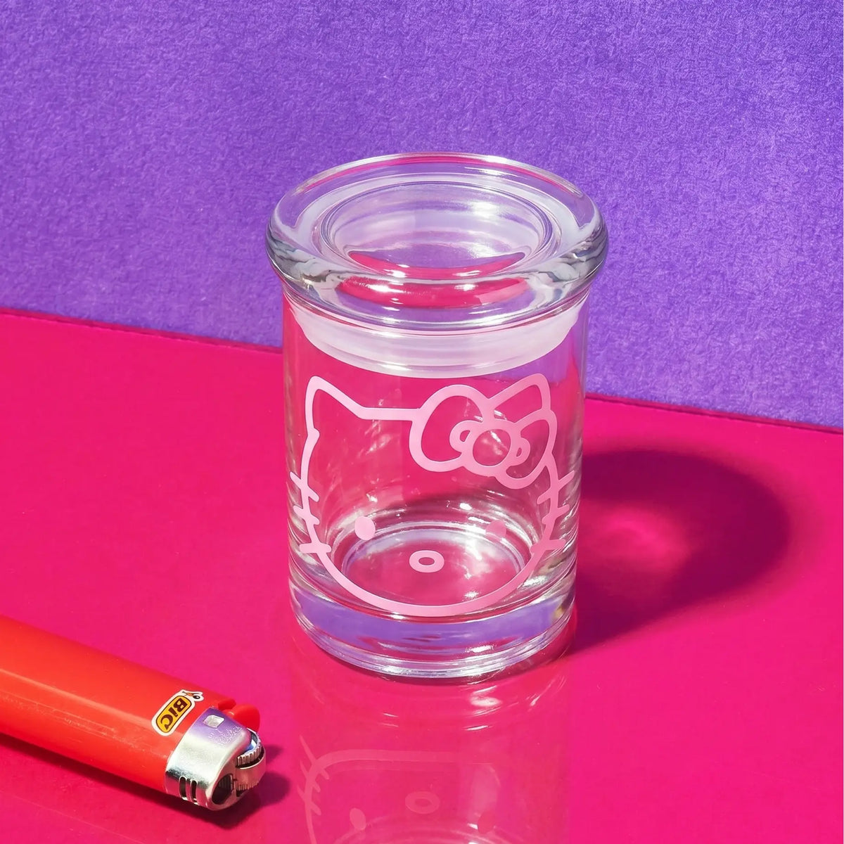 Hello Kitty Glass Canister Stash Jar | Friends Nyc Smoke