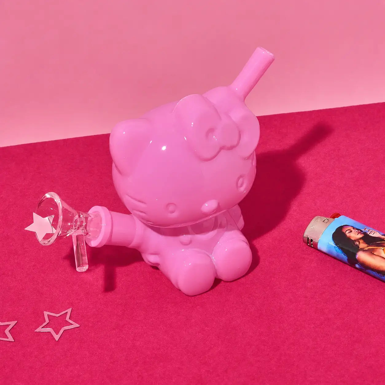 Hello Kitty Pink Bong | Kawaii Glass | Friends Nyc Brooklyn