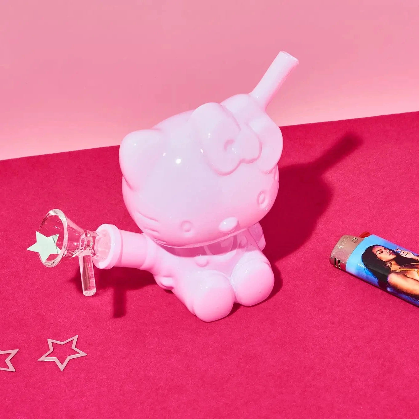 Hello Kitty Pink Bong | Kawaii Glass | Friends Nyc Brooklyn