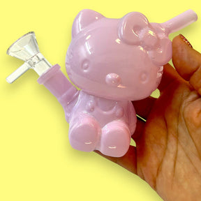 Hello Kitty Pink Bong | Kawaii Glass | Friends Nyc Brooklyn