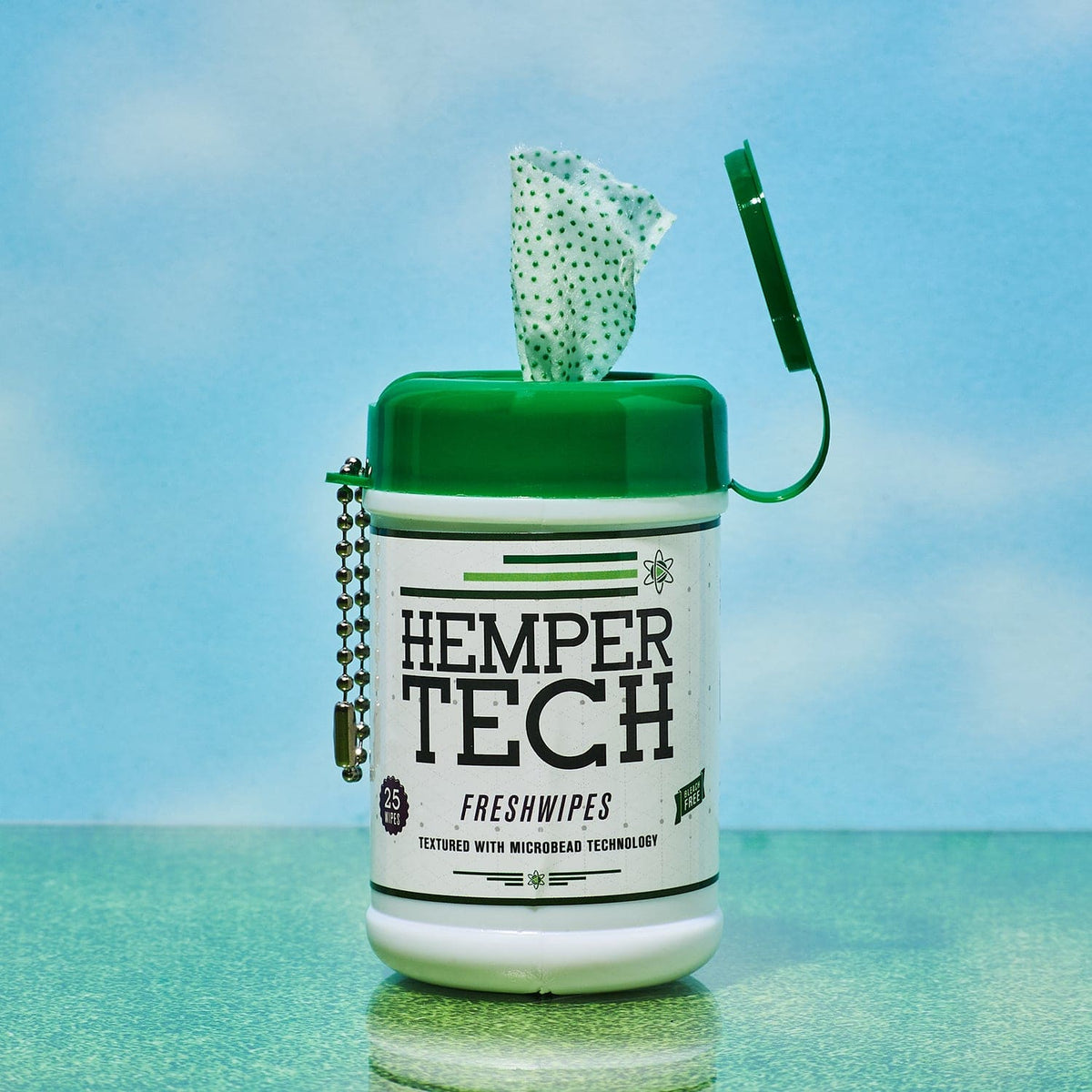 Hemper Tech Glass Freshwipes Bong - Cleaner Wipes Dad