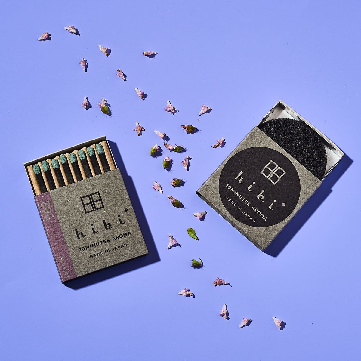 Hibi Incense Matches - Lavender Candle Reshoot - Floral 